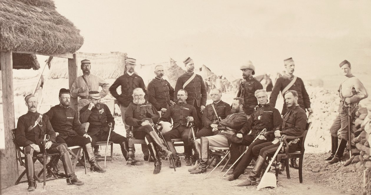 Lieutenant-General Sam Browne and Staff by John Burke