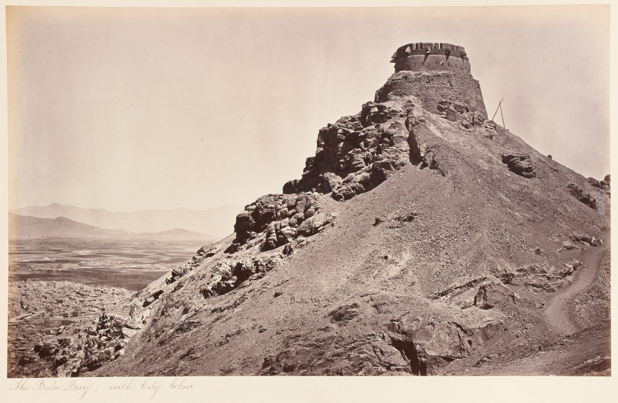 Panorama of Kabul Viewed from the Bala Burj, 1879 by John Burke