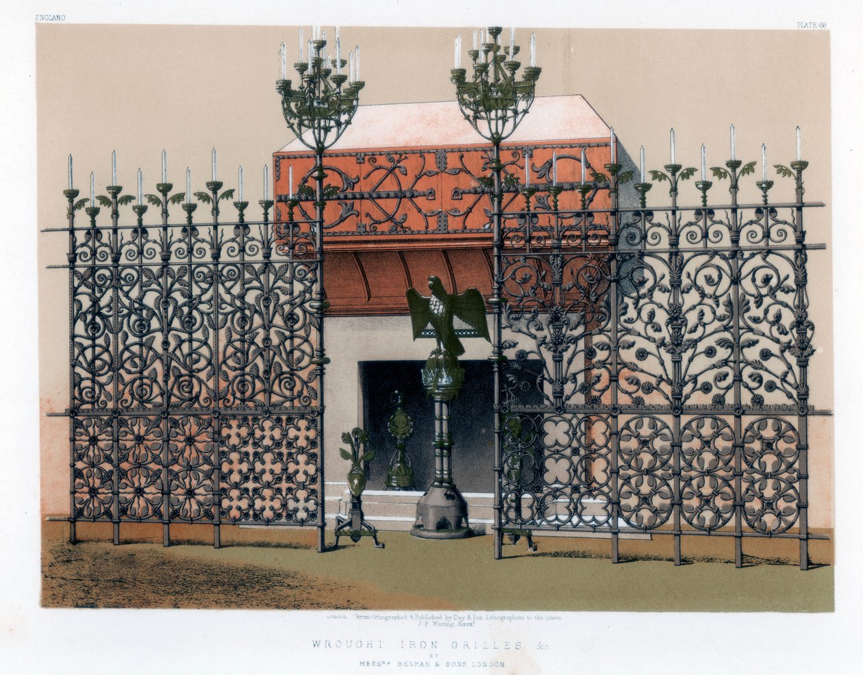 Wrought Iron Grilles by John Burley Waring