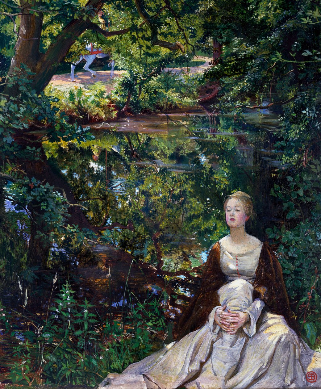 How Strange a Thing to be What Man Can Know, but as a Sacred Secret! by John Byam Liston Shaw