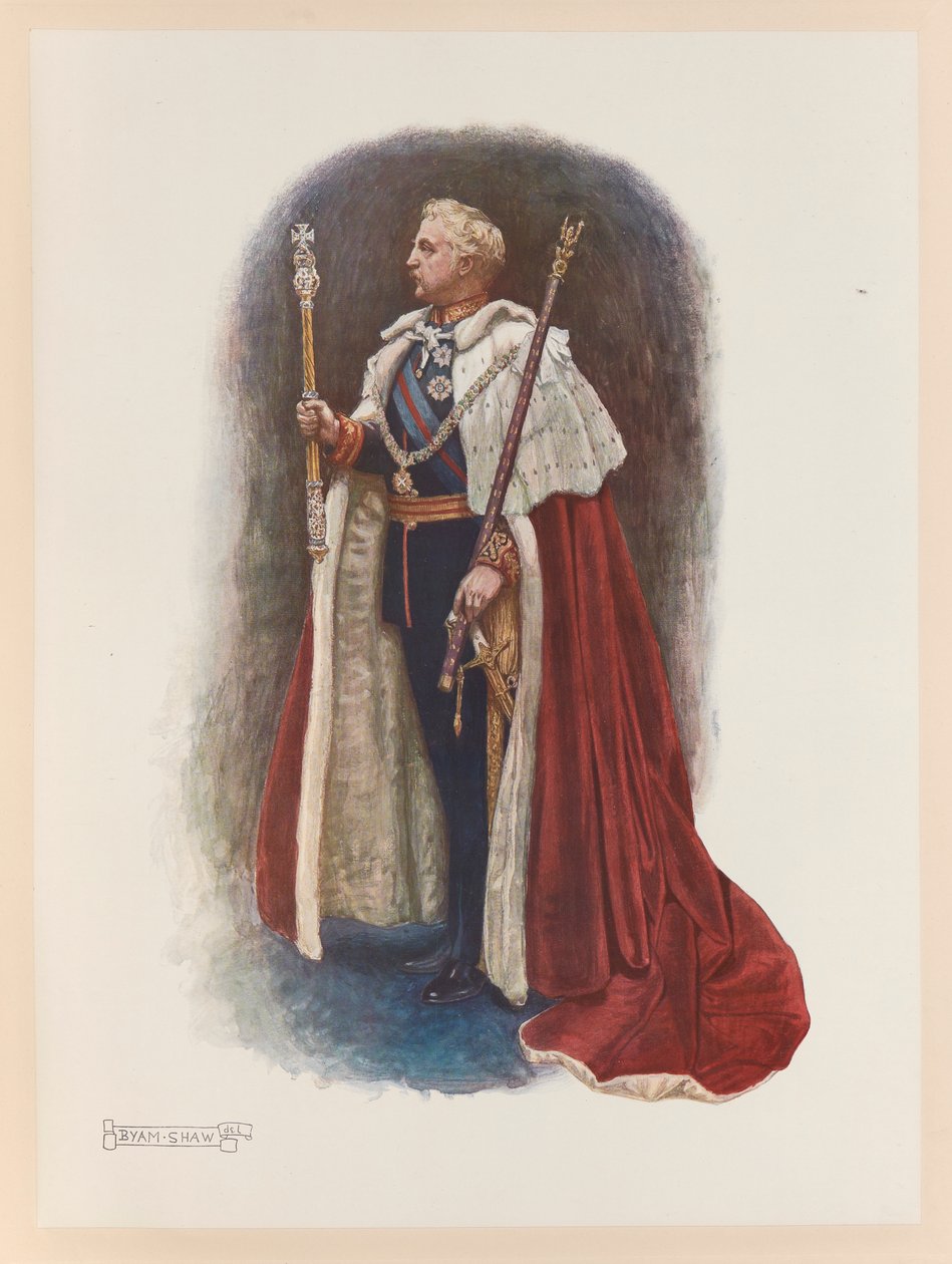 King Edward VII Coronation by John Byam Liston Shaw