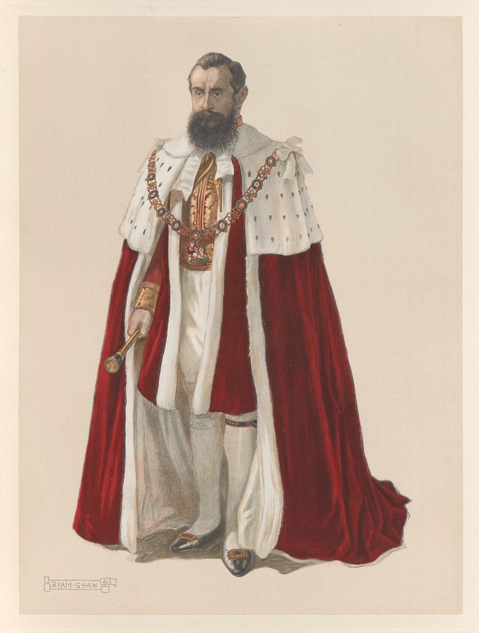 King Edward VII Coronation by John Byam Liston Shaw