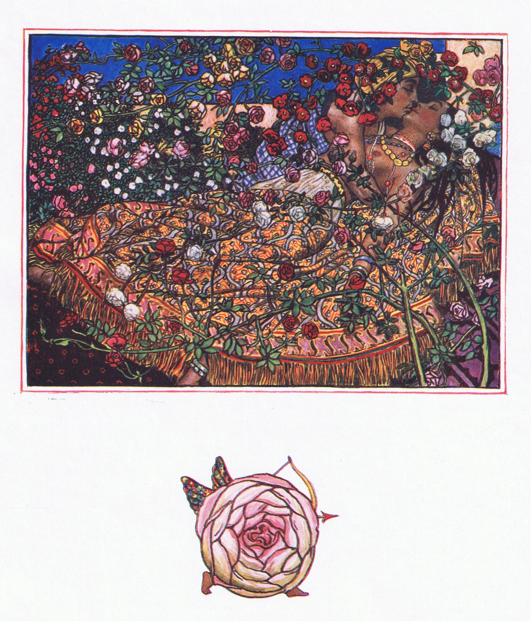Song by Gulbaz, illustration from The Garden of Kama (and other lyrics from India) by John Byam Liston Shaw