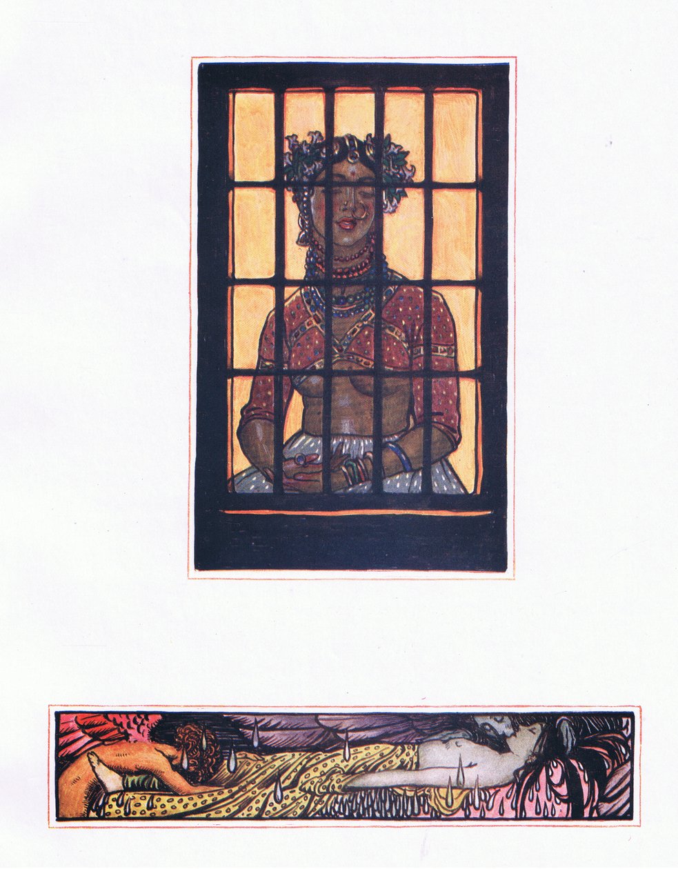 The story of Lilavanti, illustration from The Garden of Kama (and other lyrics from India) by John Byam Liston Shaw