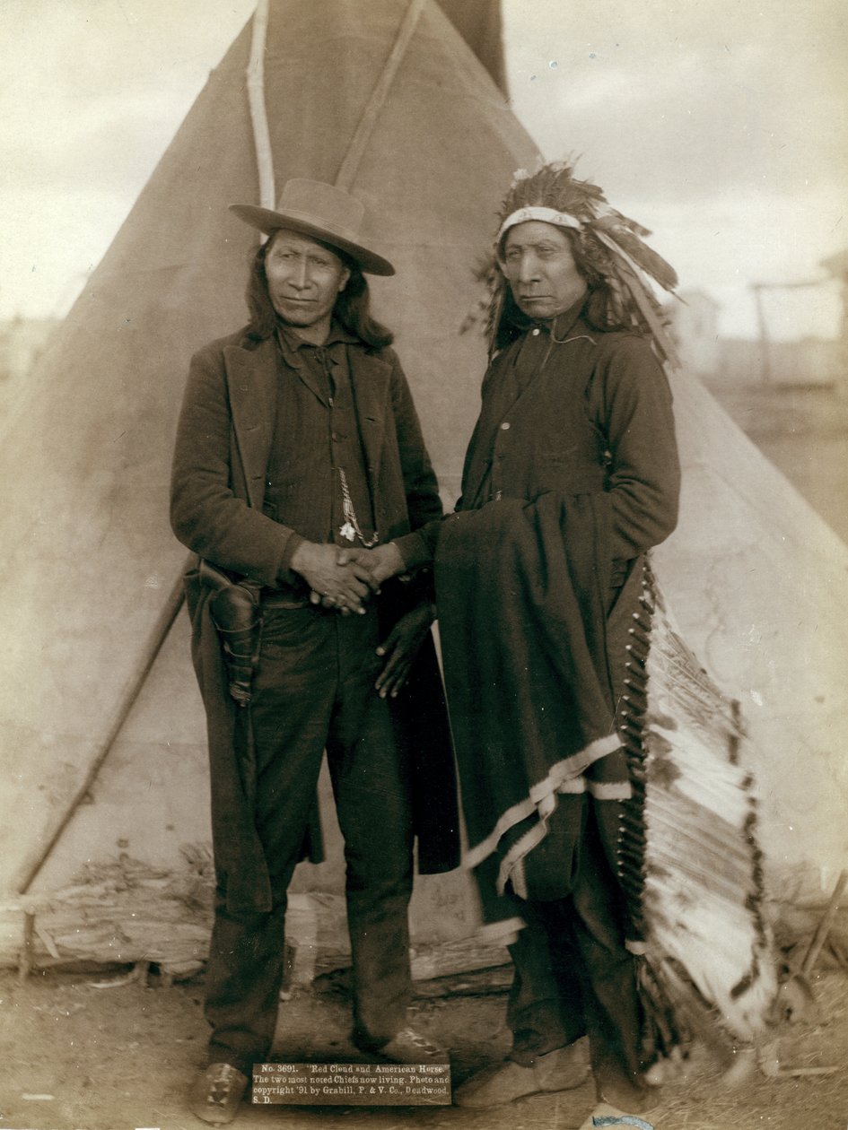 Red Cloud and American Horse, 1891 by John C. H. Grabill