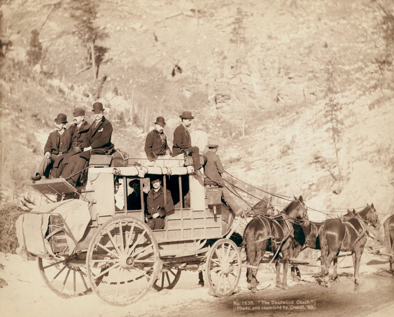 The Old West Deadwood Stagecoach by John C. H. Grabill