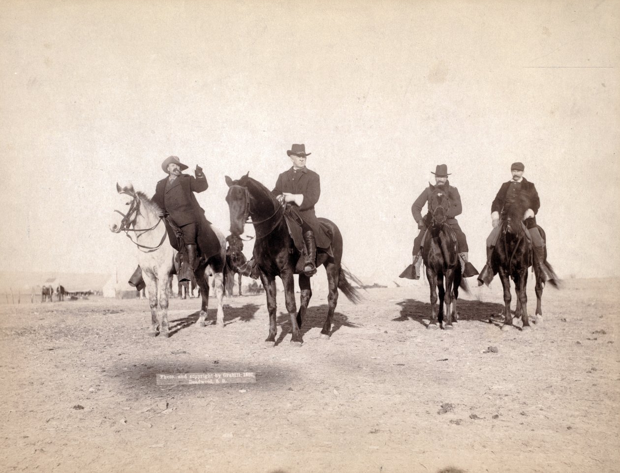 Viewing Hostile Indian Camp, 1891 by John C. H. Grabill