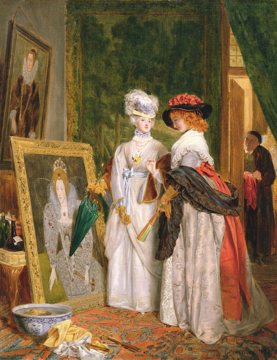 Critics on Costume, Fashions Change by John Callcott Horsley