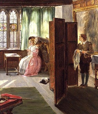 Last Move Checkmate (2 details) by John Callcott Horsley