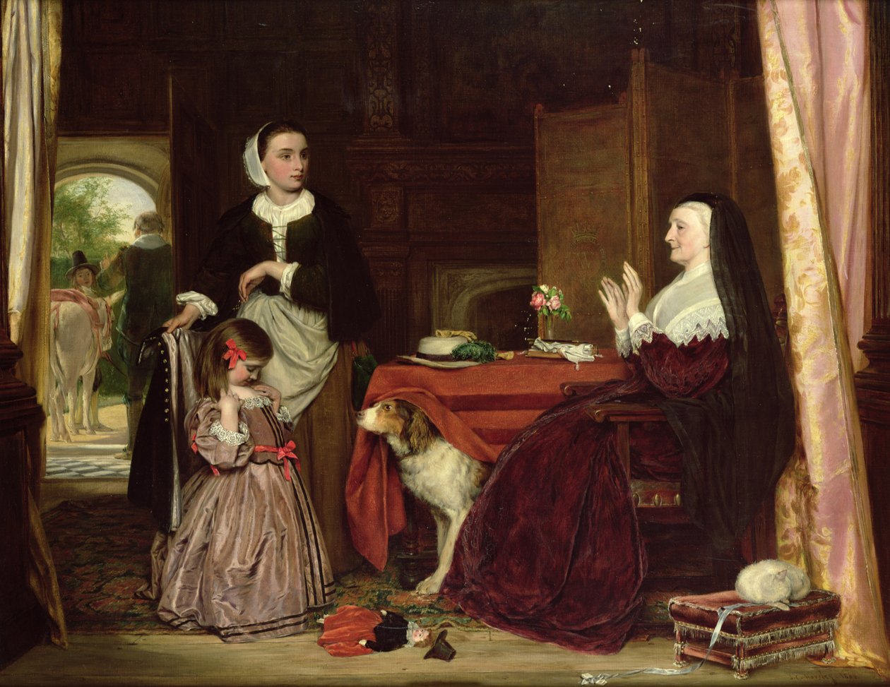 The New Dress, 1865 by John Callcott Horsley