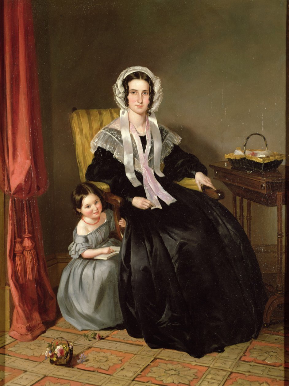 The Reading Lesson by John Callcott Horsley