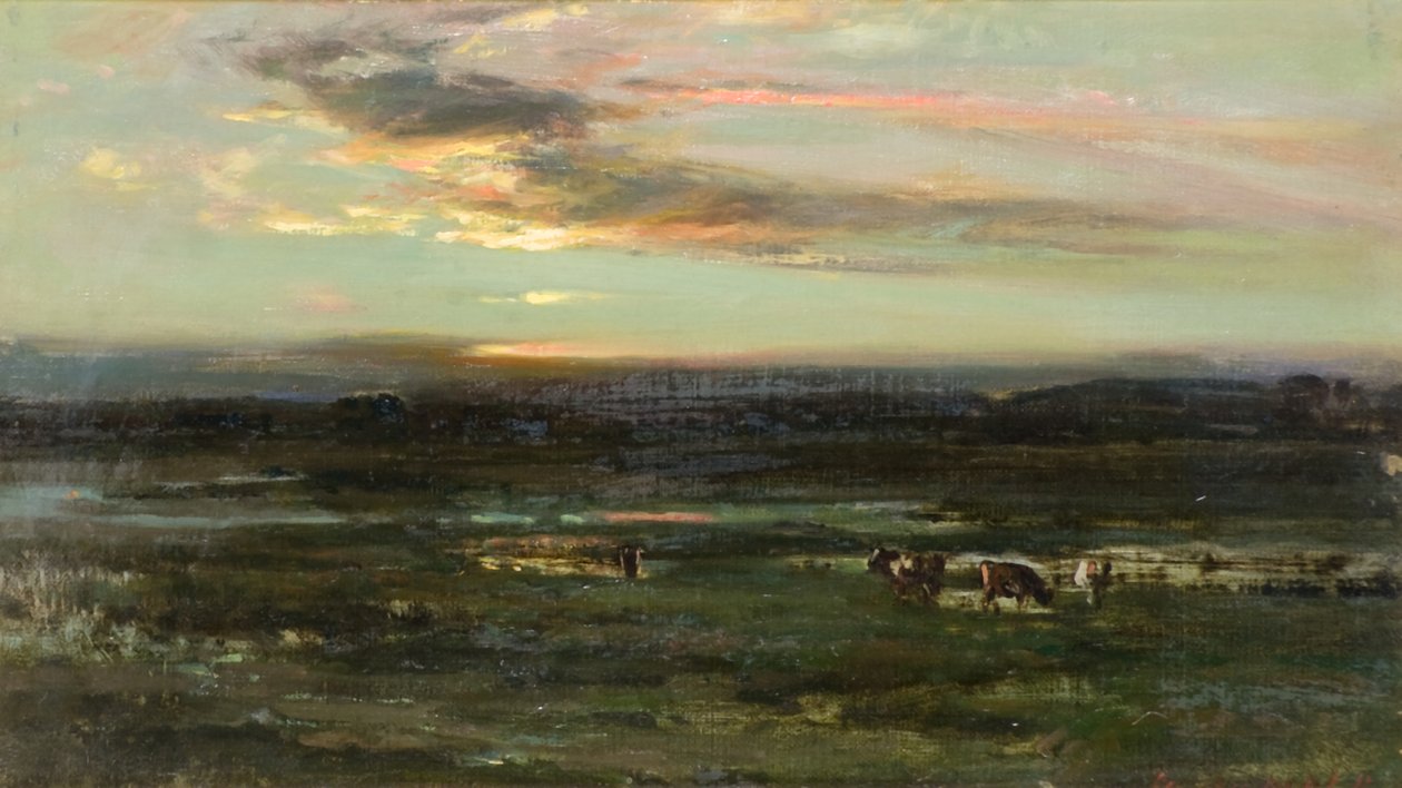 Sunset, Badendoch by John Campbell Mitchell
