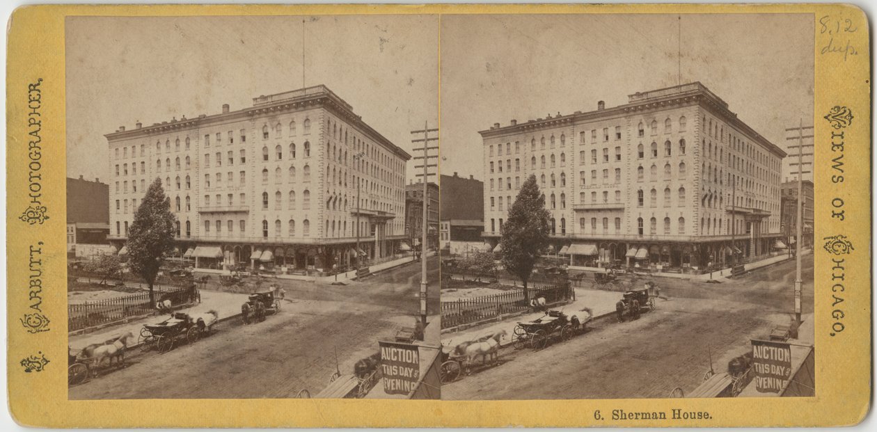 Sherman House, c.1865 by John Carbutt