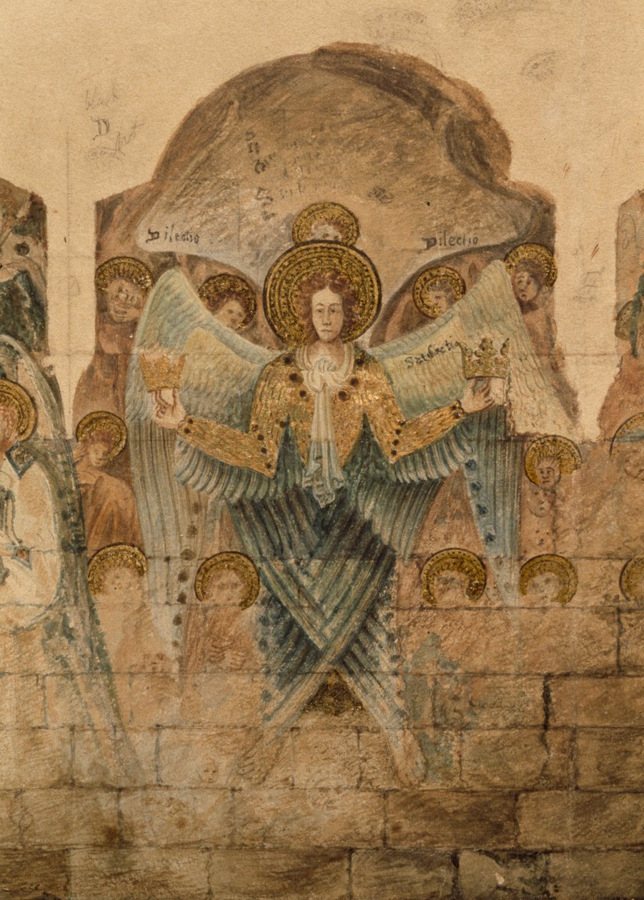 Study of the Wall Paintings at the Chapter House by John Carter