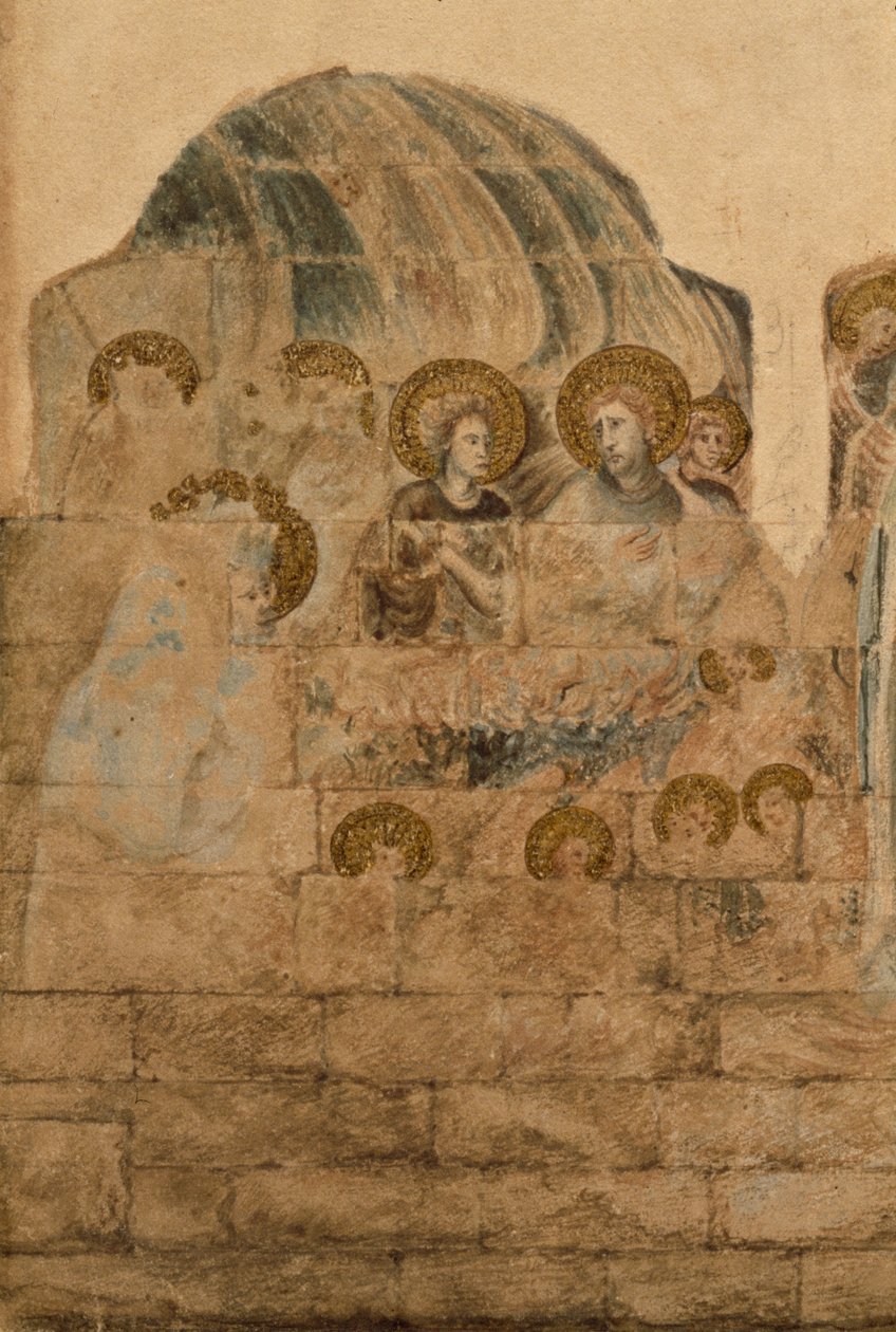 Study of the Wall Paintings at the Chapter House by John Carter
