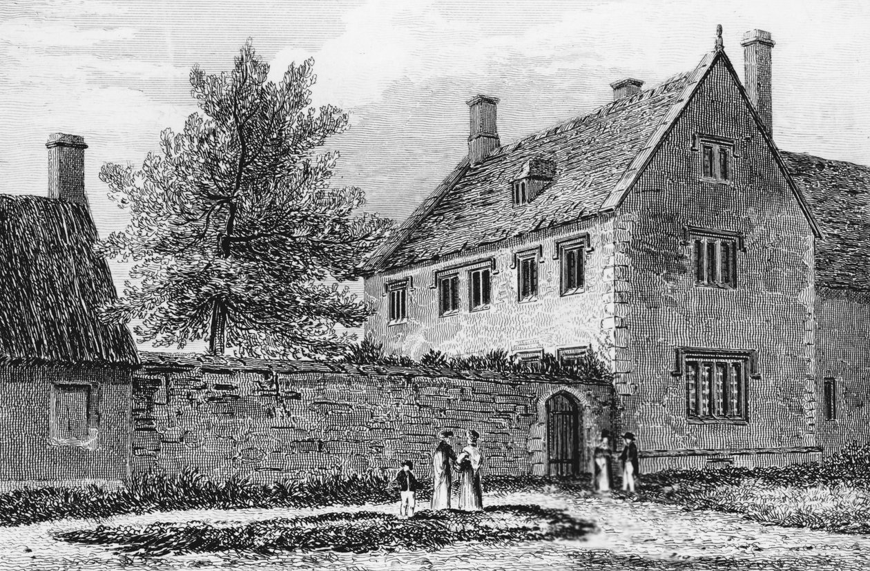Grammar School at Adderbury, Oxfordshire by John Chessell Buckler