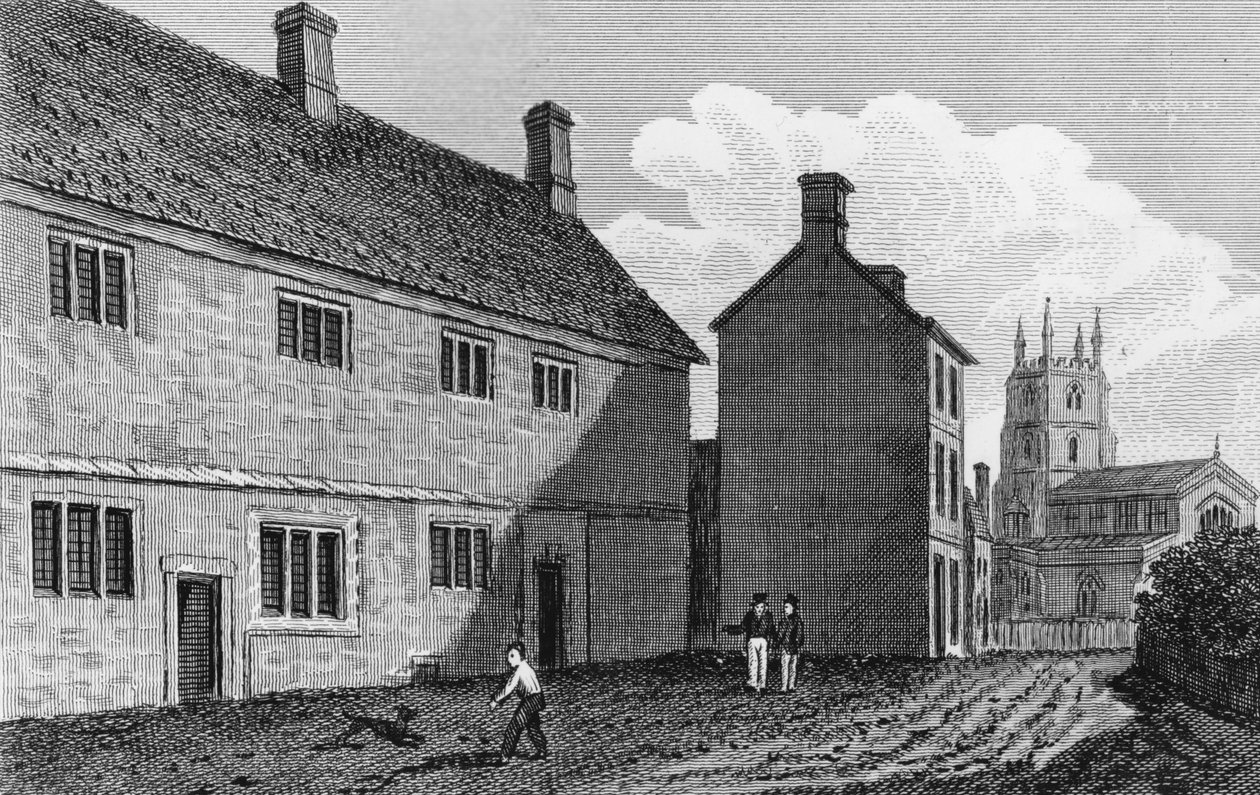 Grammar School at Chipping Norton, Oxfordshire by John Chessell Buckler