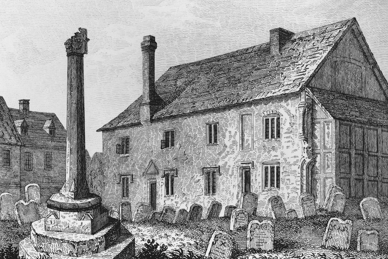 Grammar School at Dorchester, Oxfordshire by John Chessell Buckler