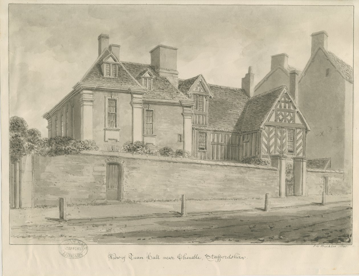 Tean Hall by John Chessell Buckler