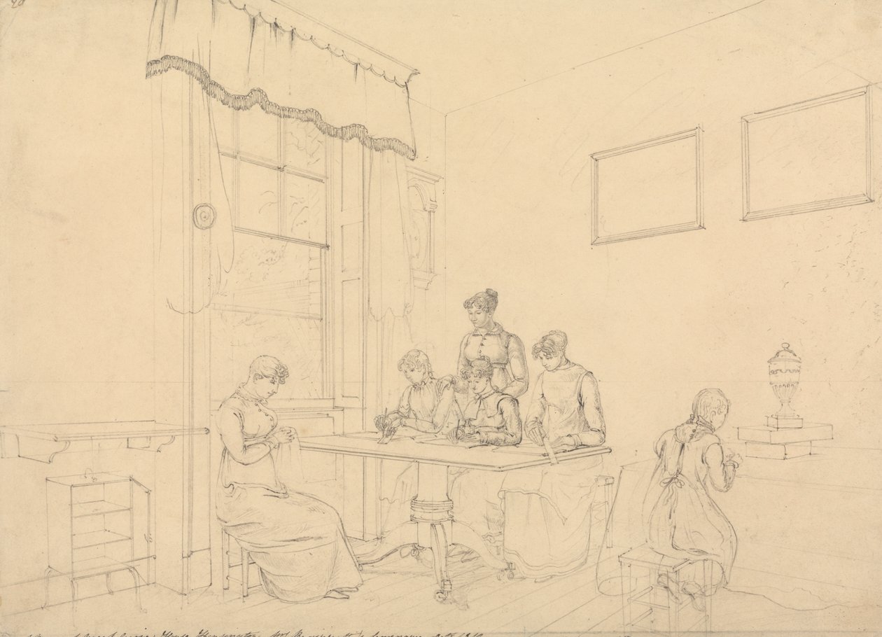 A Room at Great Grove House, Kensington, Mrs. Bavizzetti