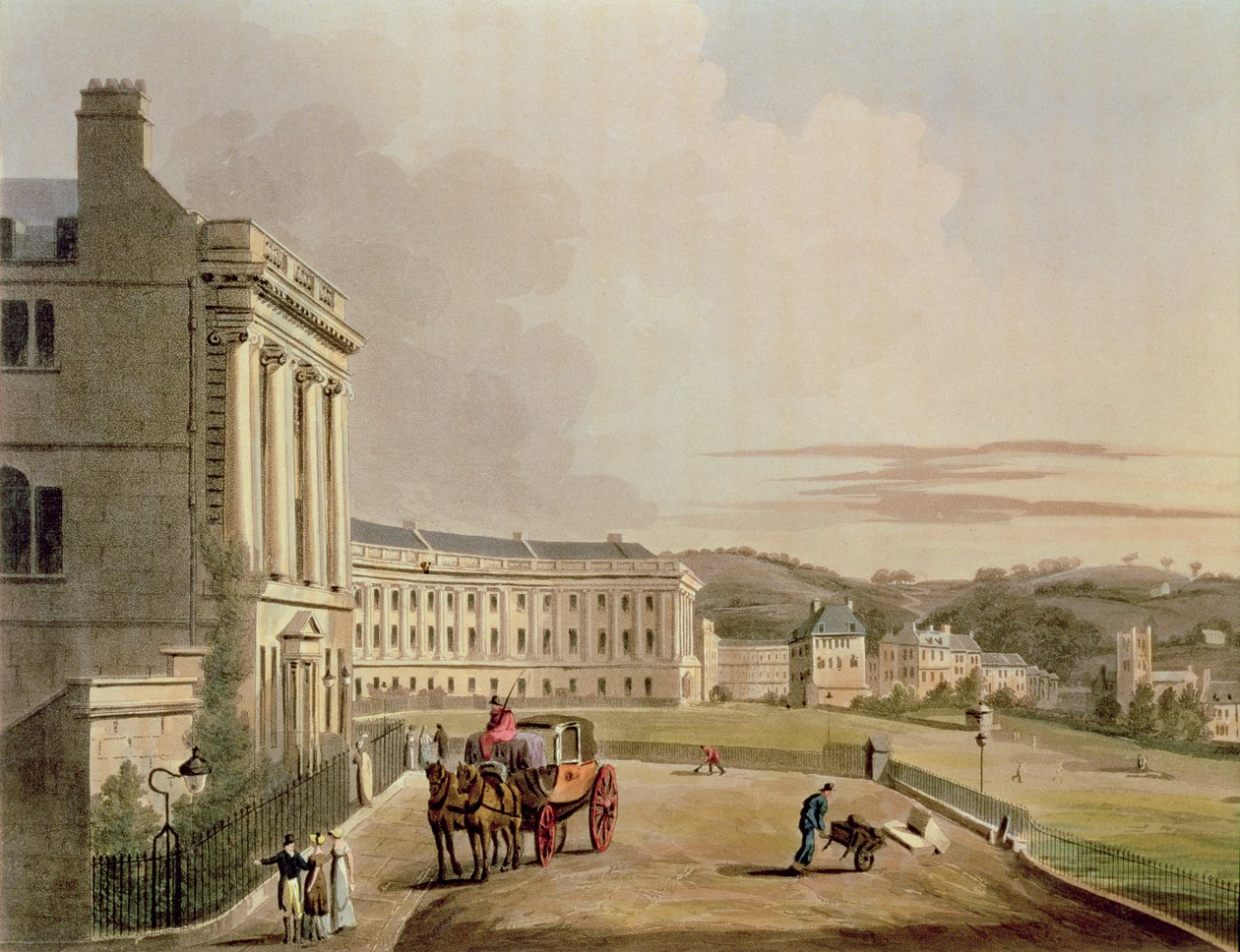 The Crescent (detail) by John Claude Nattes
