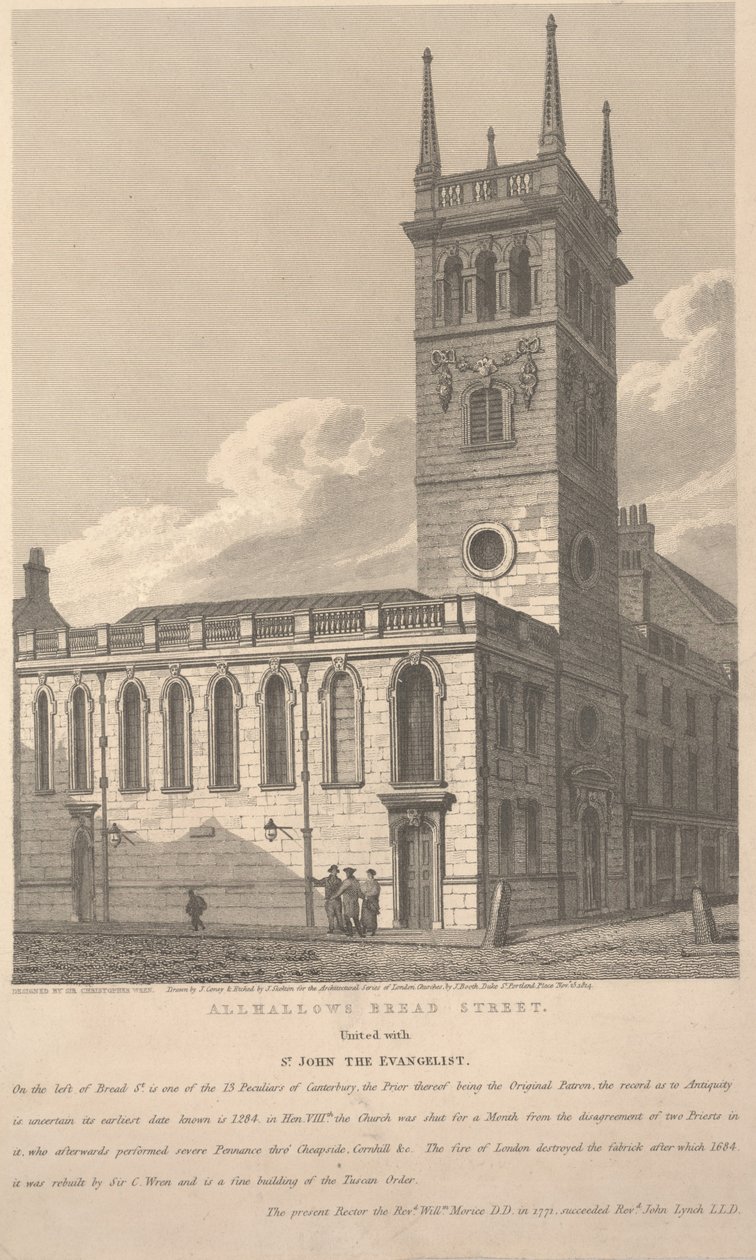 All Hallows Bread Street by John Coney