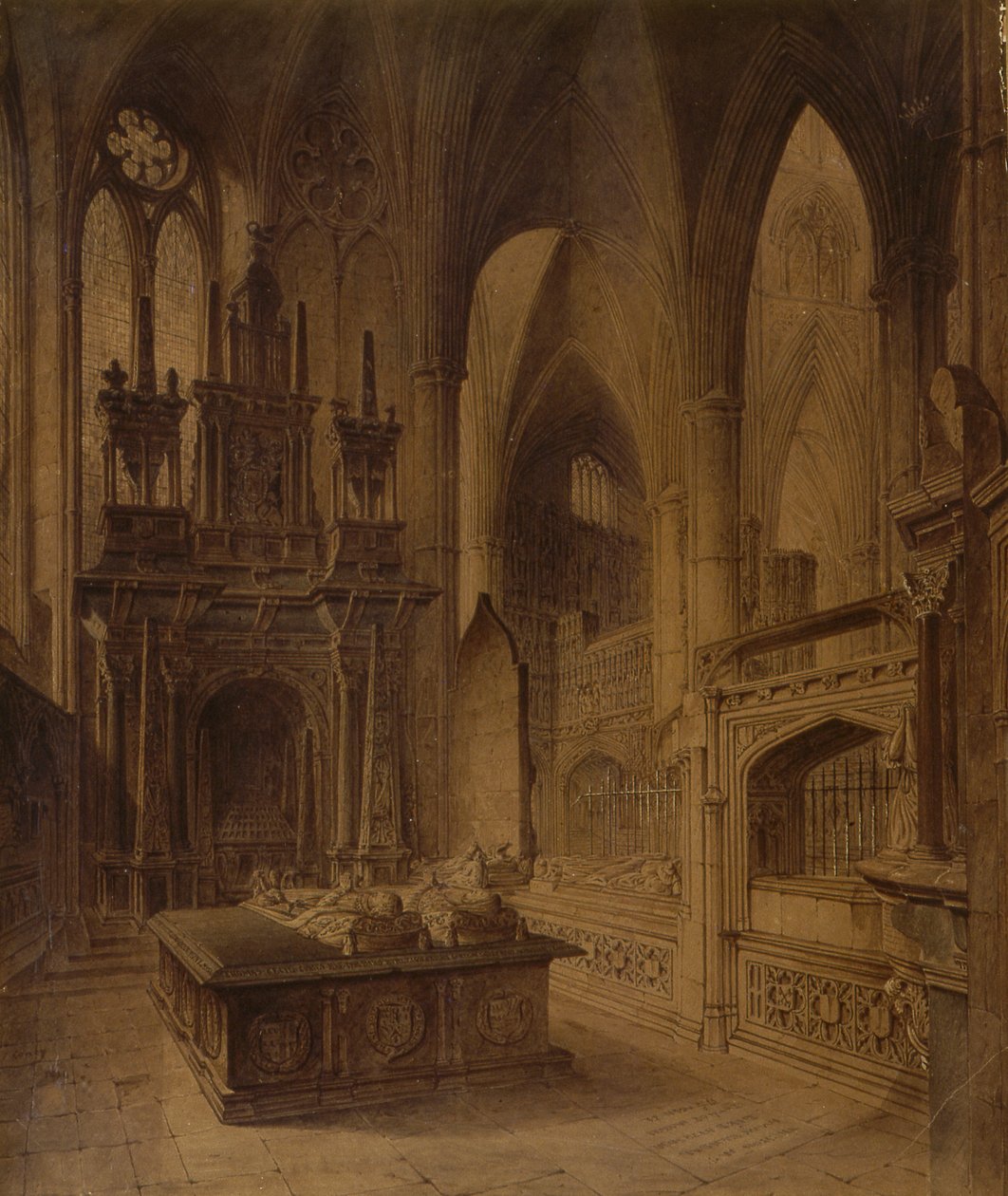 Chapel of St. John the Baptist, Westminster Abbey by John Coney