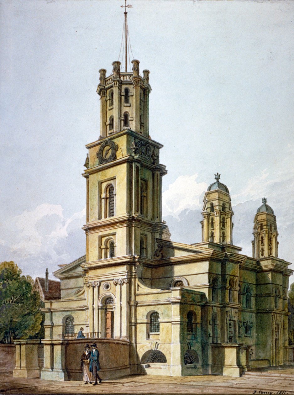 Church of St George in the East, Stepney, London by John Coney