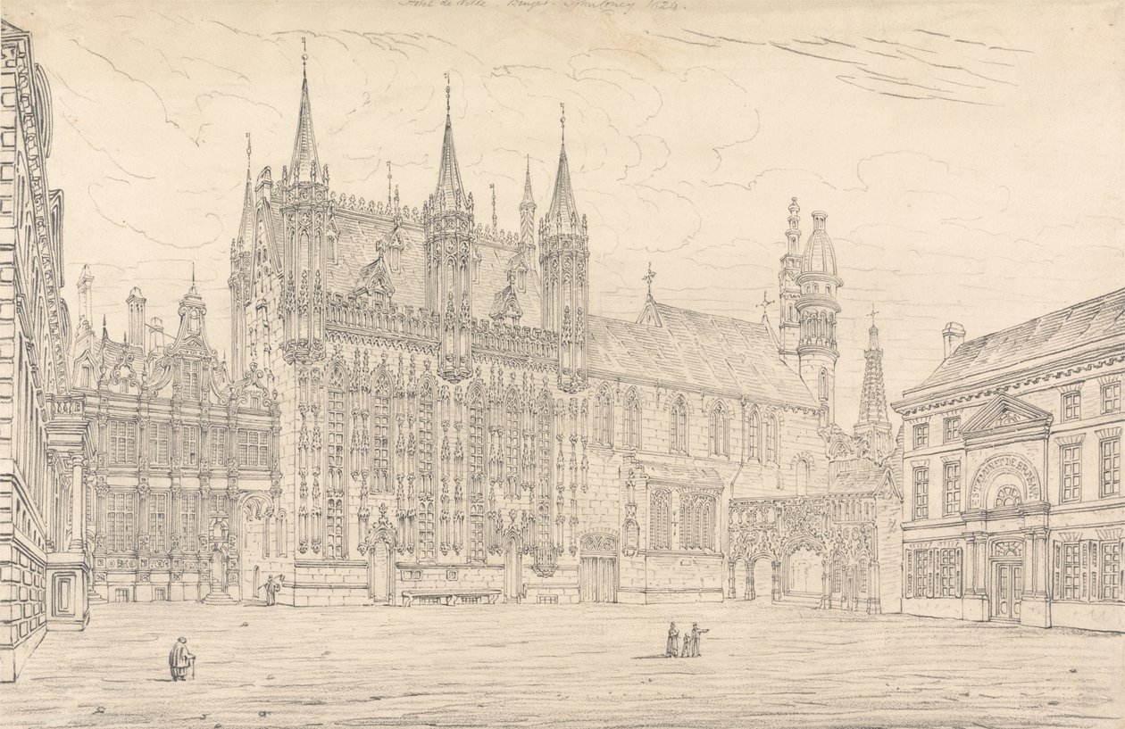 Hotel de Ville, Bruges by John Coney
