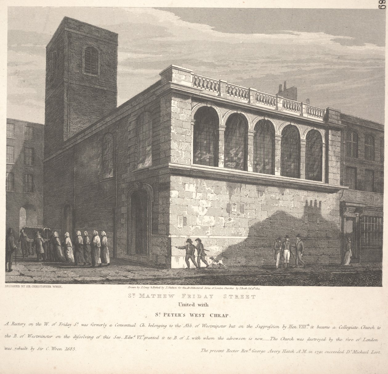 St. Mathew Friday Street by John Coney