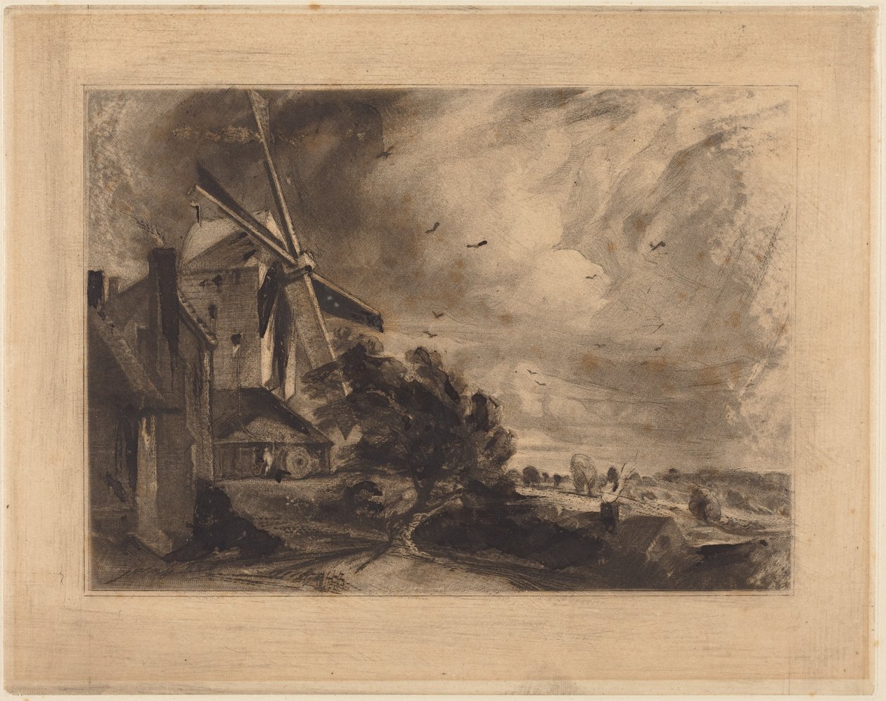 A Mill by John Constable
