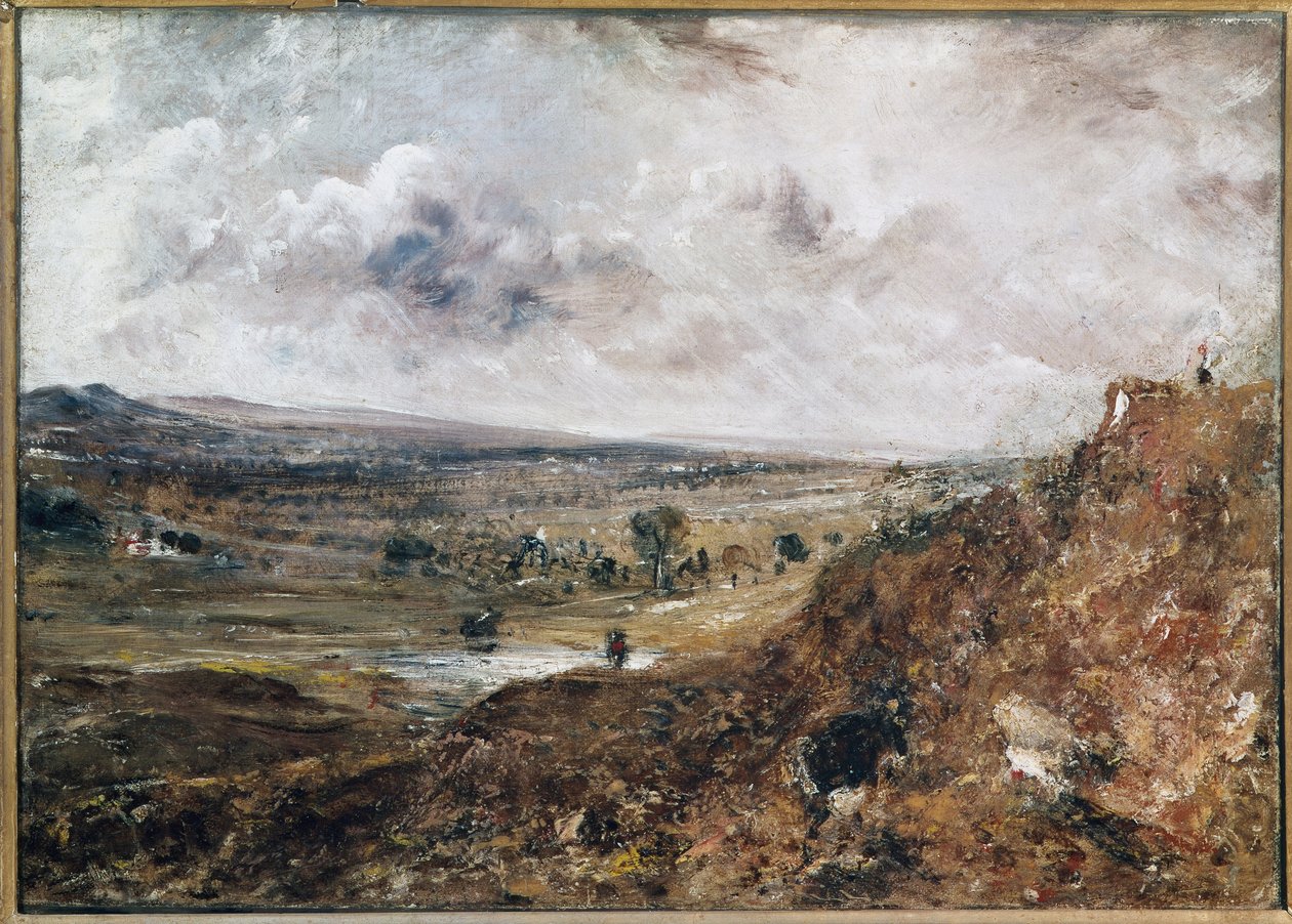 Branch Hill Pond, Hampstead by John Constable