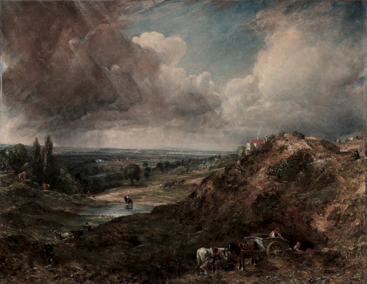 Branch Hill Pond, Hampstead, 1828 by John Constable