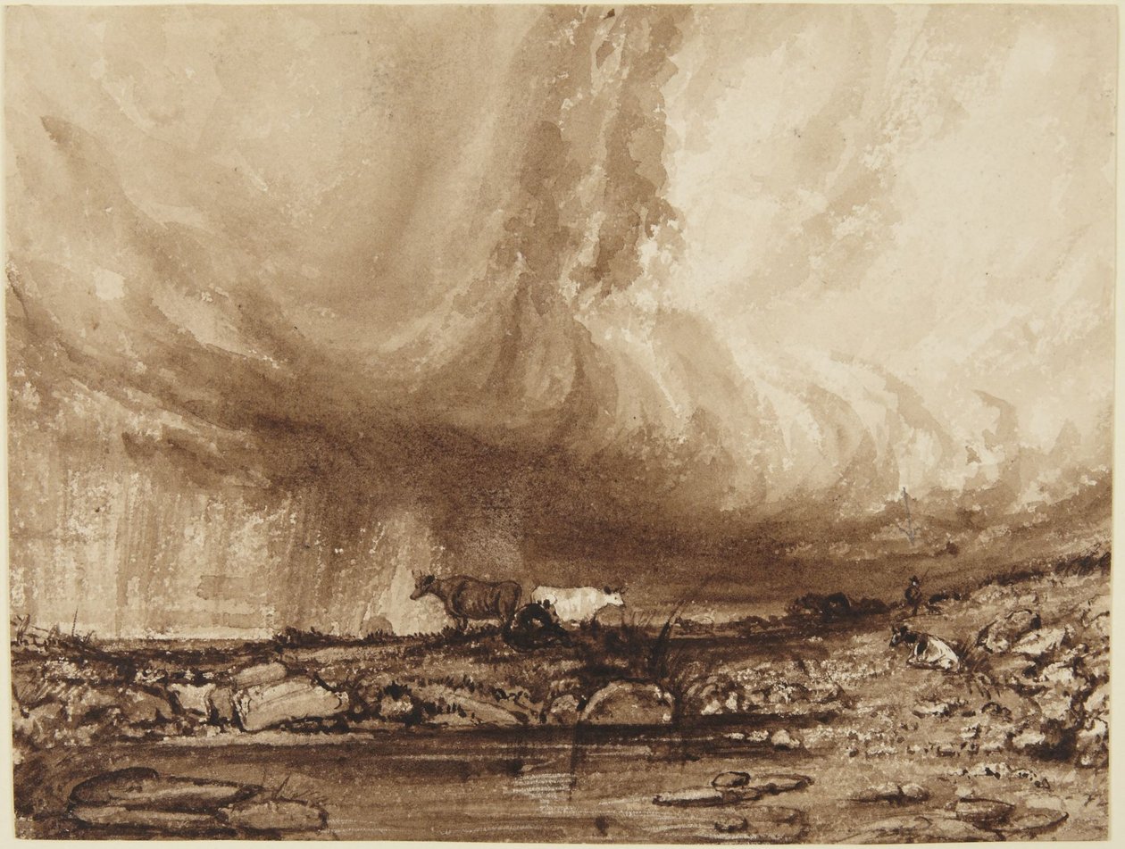 Cattle in a Thunderstorm by John Constable