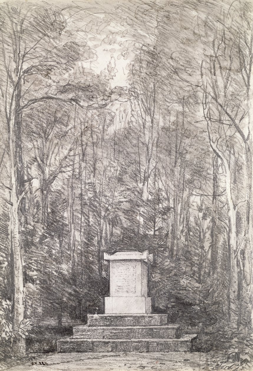 Cenotaph to Sir Joshua Reynolds at Coleorton Hall, Leicestershire, 1823 by John Constable