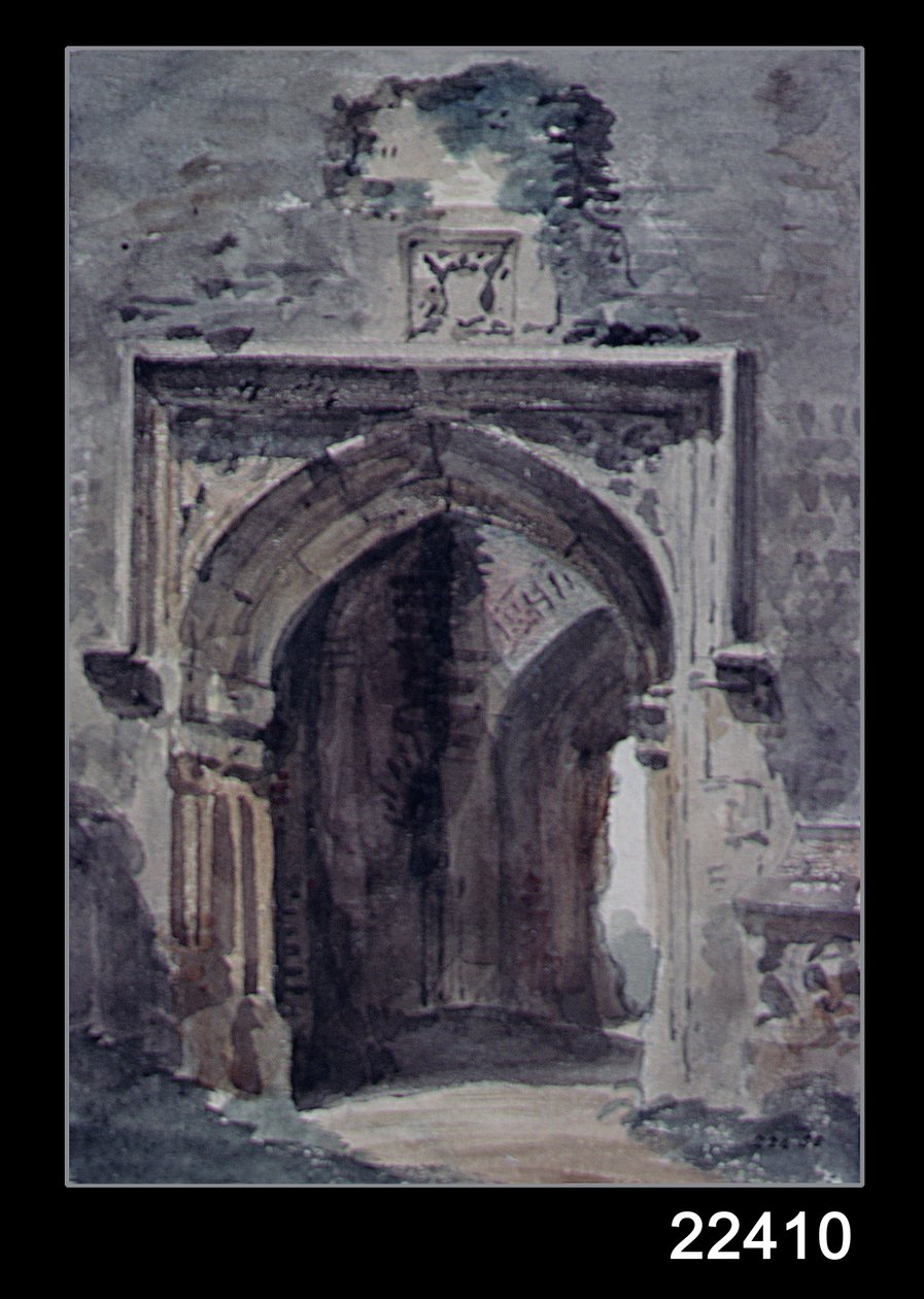 East Bergholt Church: South Archway of the Ruined Tower, 1806 by John Constable