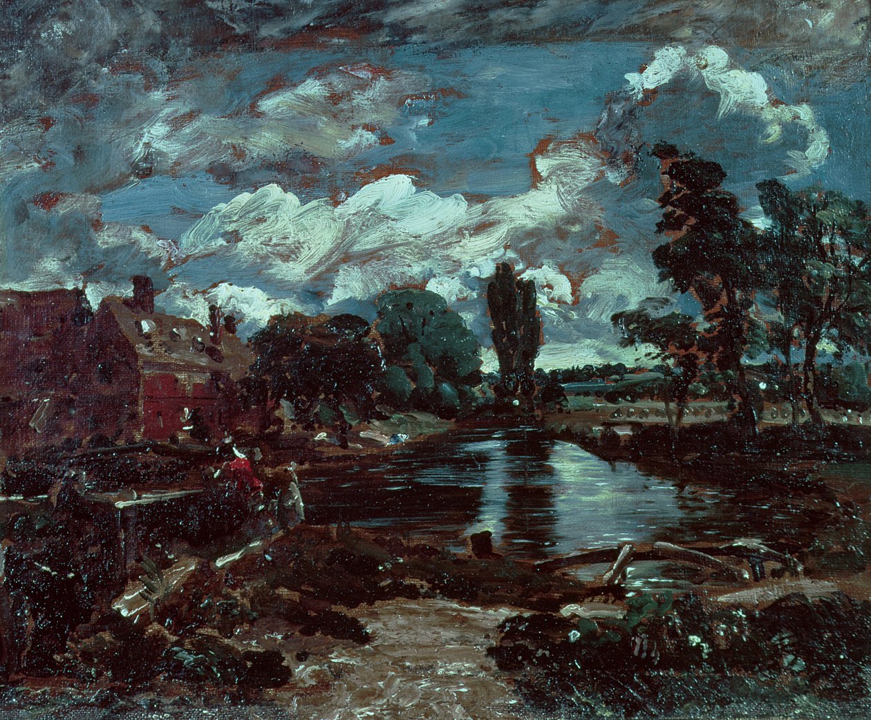 Flatford Mill from a Lock on the Stour, c.1811 by John Constable