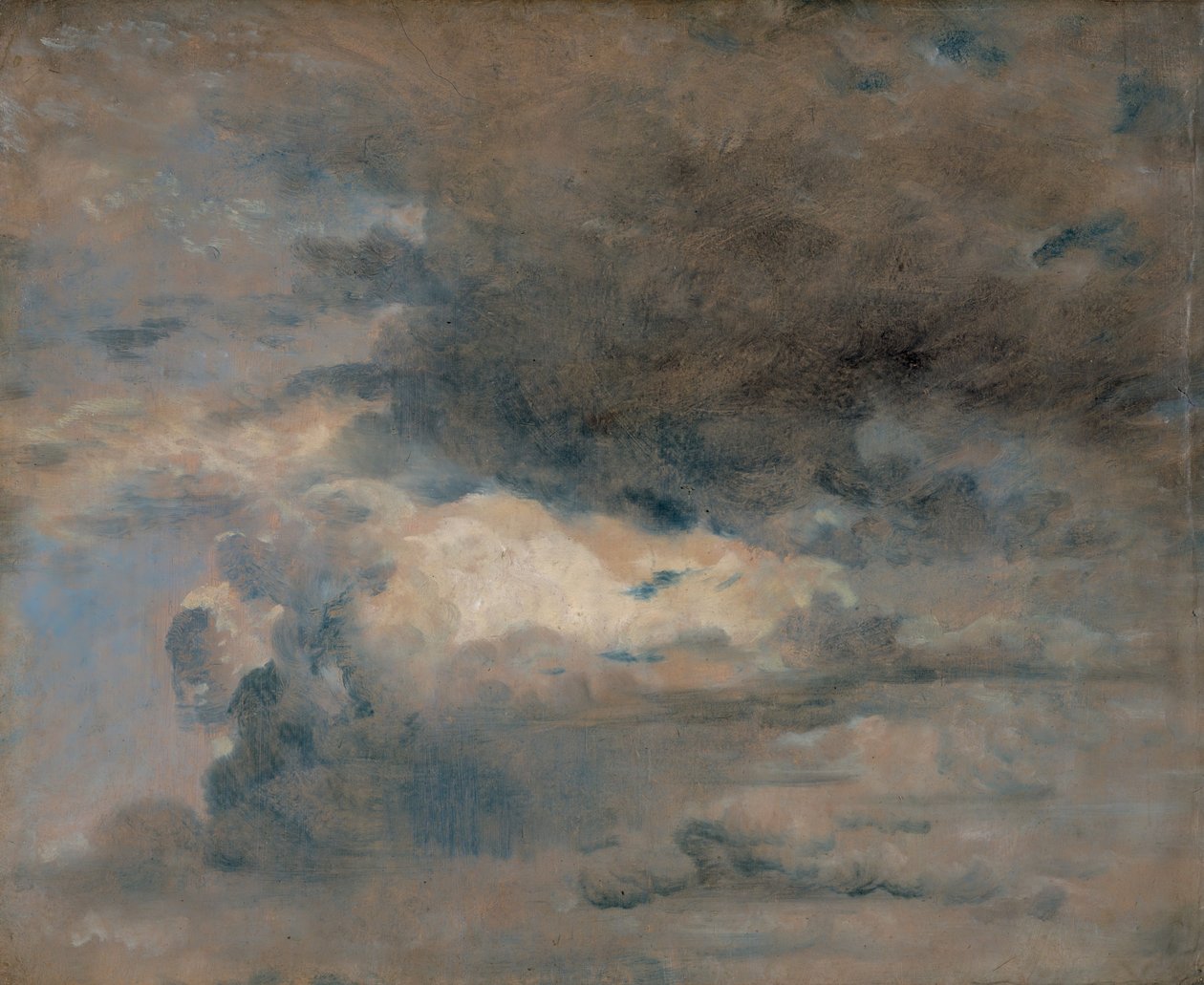 Study of Clouds - Evening by John Constable