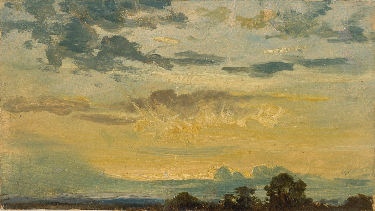 Summer Sunset, early 19th century by John Constable