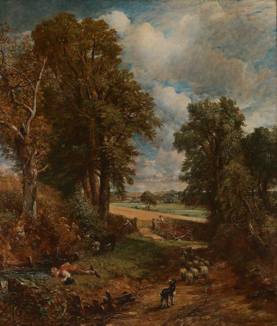 The Cornfield by John Constable