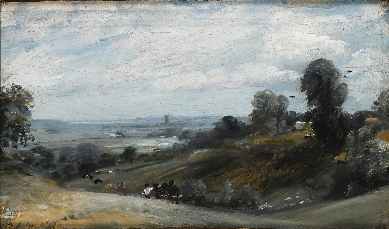 The Vale of Dedham from Langham, 1812 by John Constable