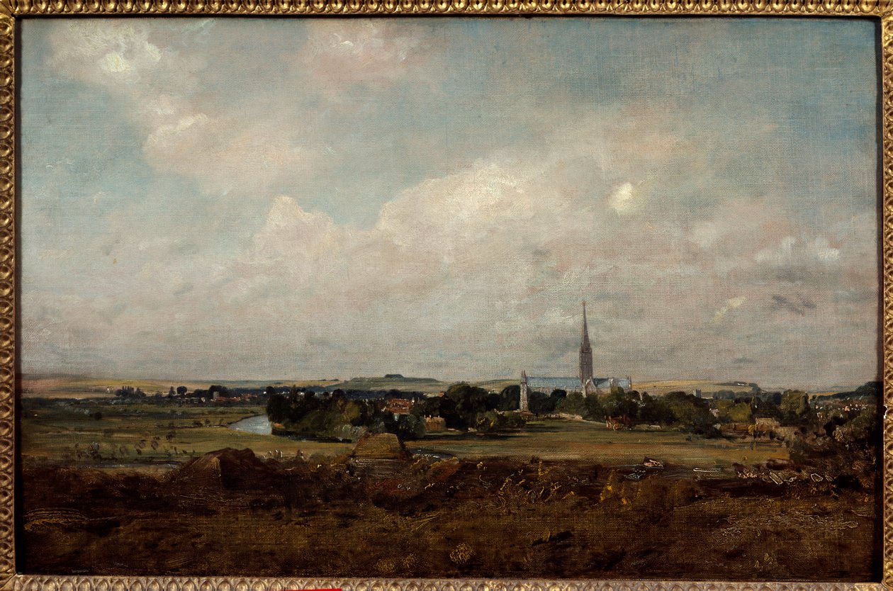 View of Salisbury in England by John Constable