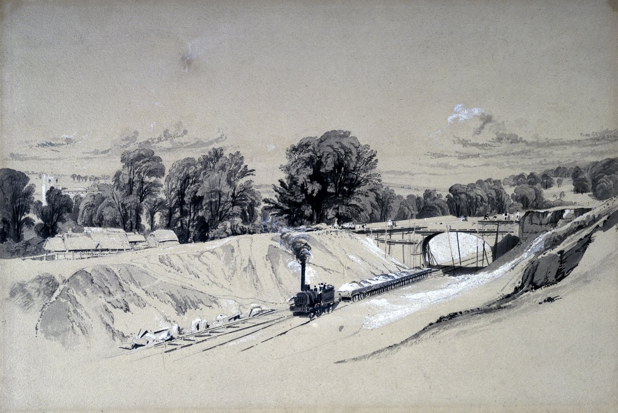 Berkhamsted, Hertfordshire, 5th June 1837 by John Cooke Bourne