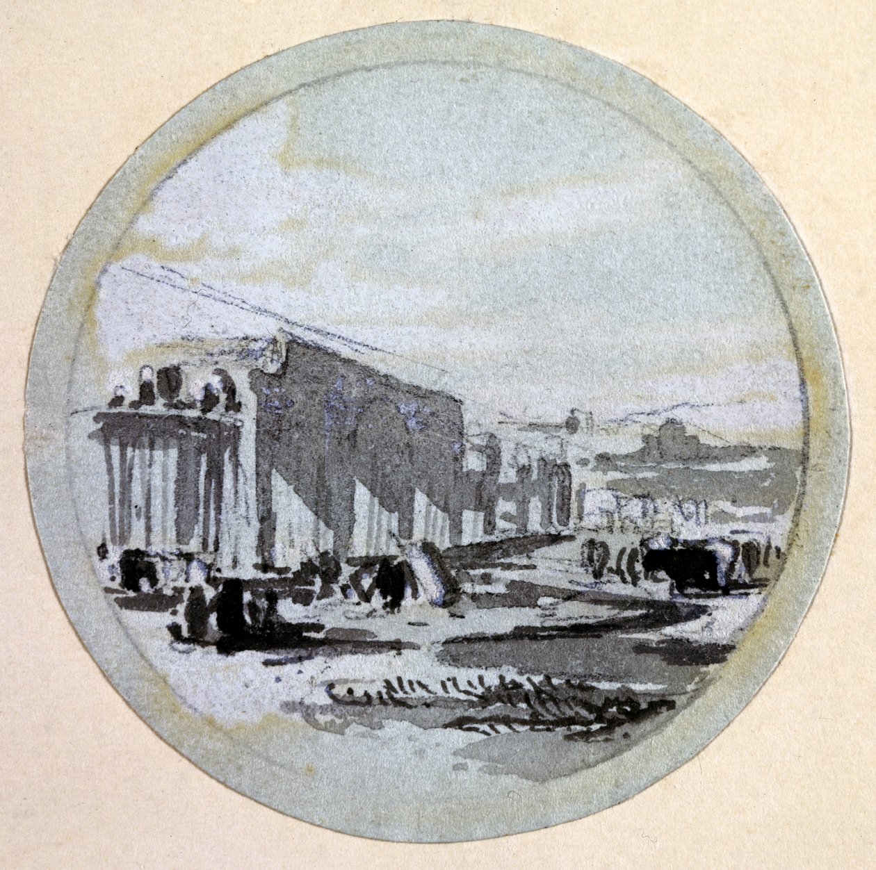 Building, London & Birmingham Railway, c.1838 by John Cooke Bourne