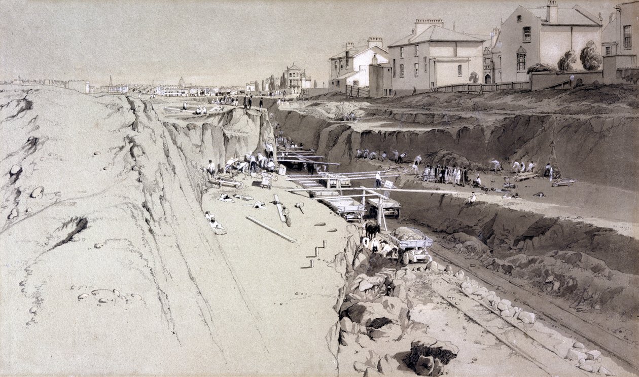 Park Village, 26th August 1836 by John Cooke Bourne