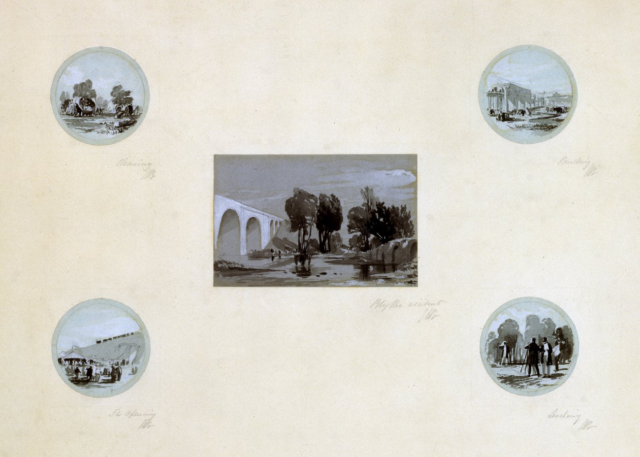The cleaning, building, levelling and opening of the LBR, c.1838 by John Cooke Bourne