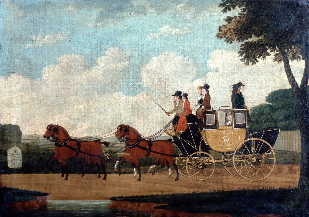 The Royal Mail Coach, Chelmsford to London by John Cordrey