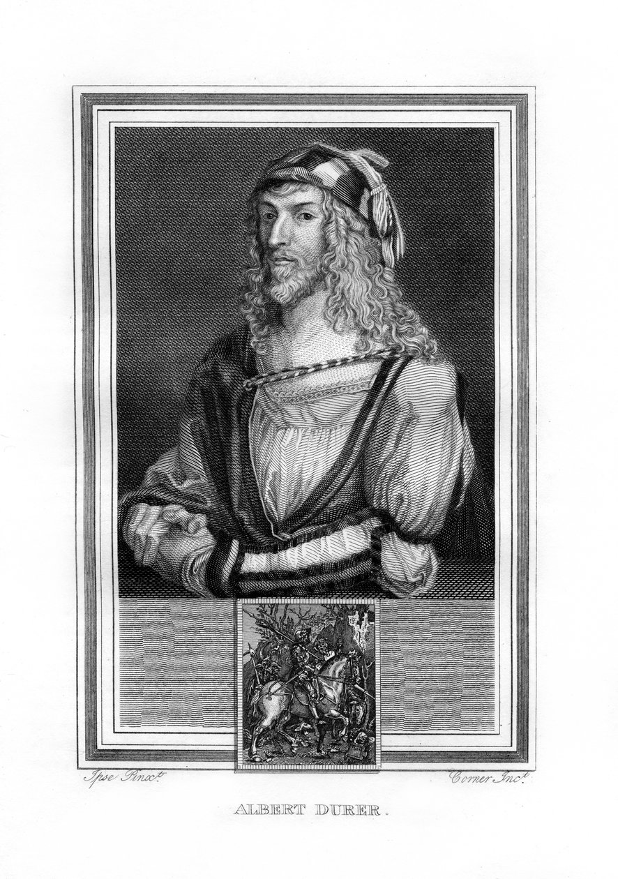 Albrecht Dürer, German Northern Renaissance Painter and Engraver, 1825 by John Corner