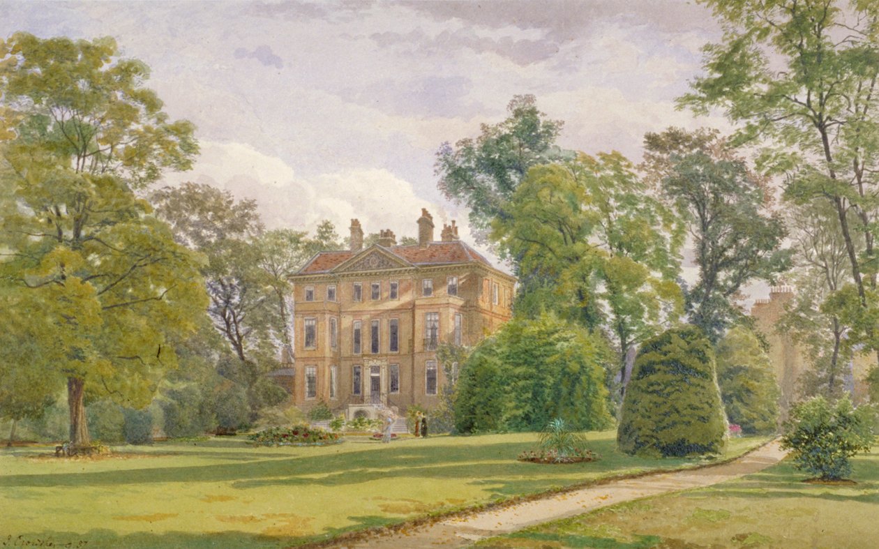 Garden front of Wandsworth Manor House, St John