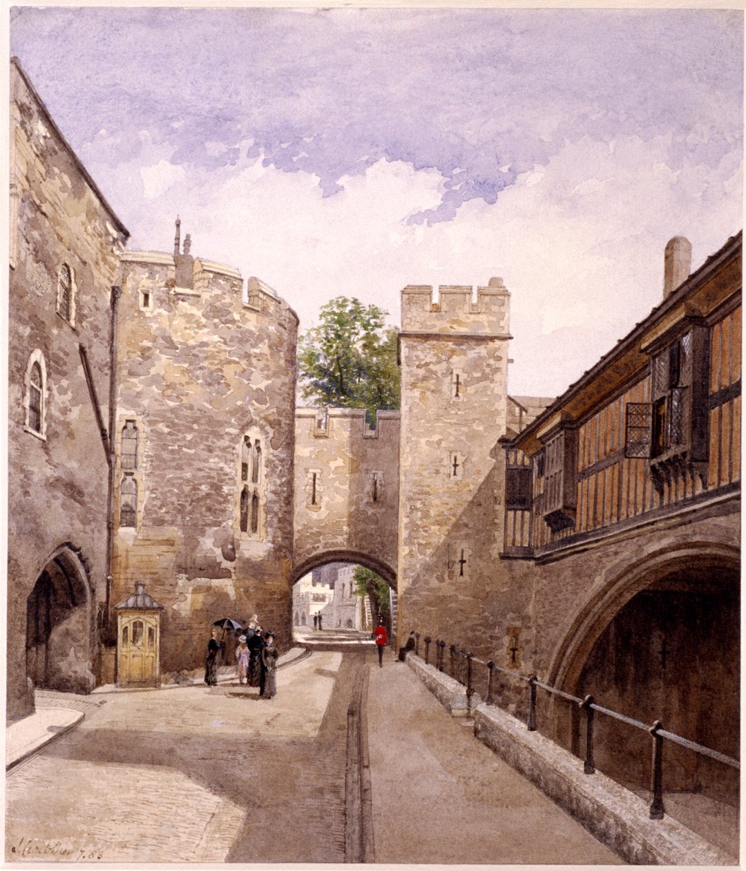 Tower of London, London, 1883 by John Crowther
